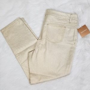 Ellen Tracy Betty Slim Ankle Provence Gold